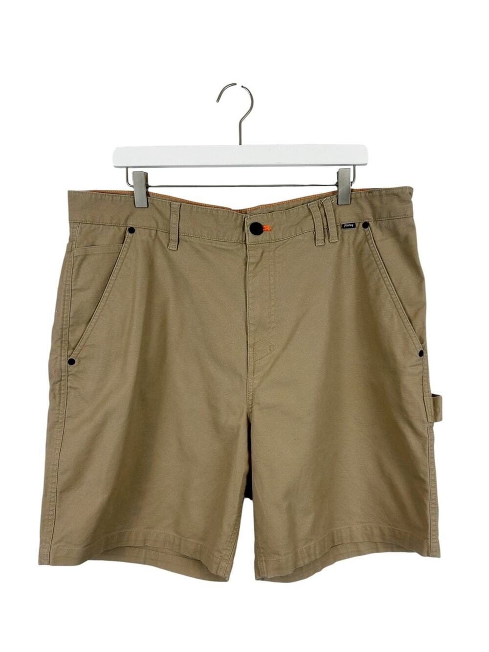 Hurley Men's Cargo Shorts Size 38 Tan Khaki